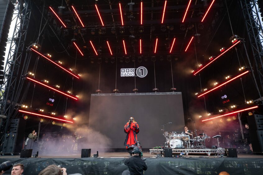 Jared Leto takes to the main stage at Radio 1's Big Weekend.