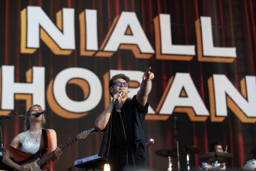 Niall Horan on the main stage at Radio 1's Big Weekend.