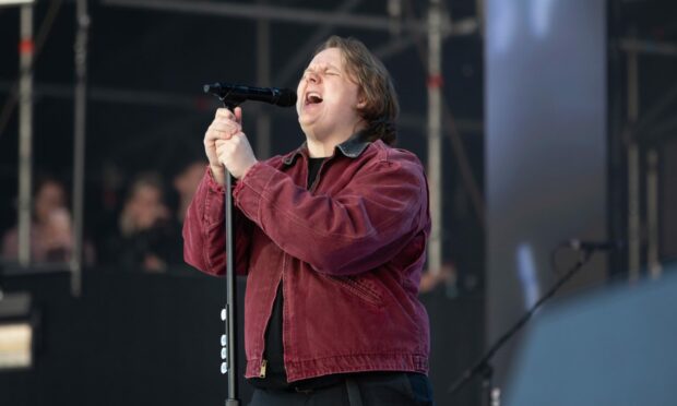 Lewis Capaldi at Big Weekend. Image: Kim Cessford/DC Thomson.