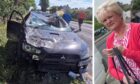 Margaret Johnstone crashed into the Mitsubishi Evo on the Standing Stane road.