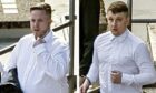 Thomas Henderson and Michael King leave Dundee High Court