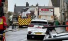 Emergency services at the scene in Freuchie. Image: Struan Nimmo/DC Thomson