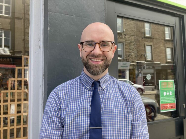 Alan Gallagher, a pharmacist in Broughty Ferry
