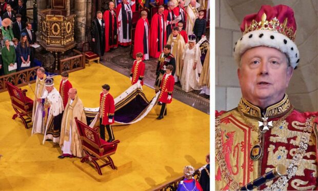 Dr Joe Morrow, Lord Lyon, attended the King's Coronation. Image: Gary Calton/The Observer/PA Wire/Loyd Lyon