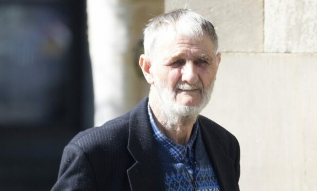 Octogenarian Peter Roy appeared at Perth Sheriff Court.
