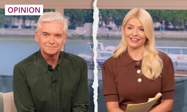 Phillip Schofield and Holly Willoughby on ITV Good Morning.