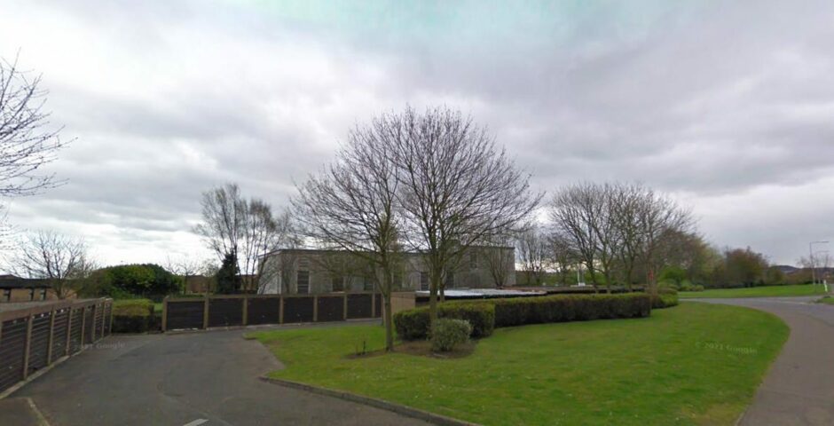 The Glenrothes school's traffic exclusion zone means these garages are often blocked by cars.