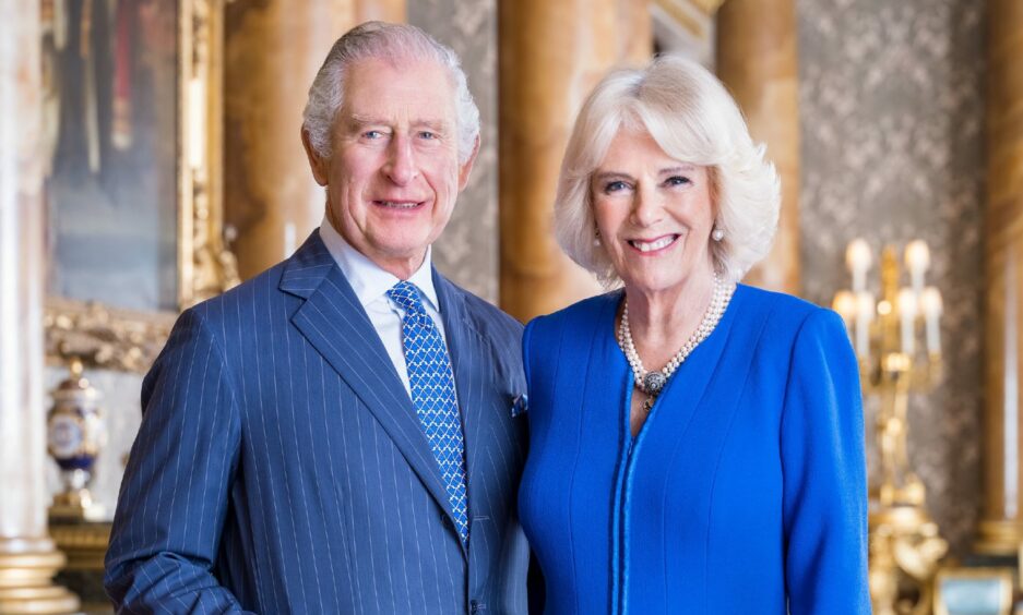 King Charles III and The Queen Consort. Image: Hugo Burnand 