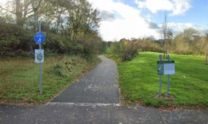 Rex Park in Dunfermline where the indecent exposure took place.