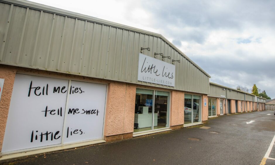 Little Lies' premises at Glencarse. Image: Steve MacDougall/DC Thomson.