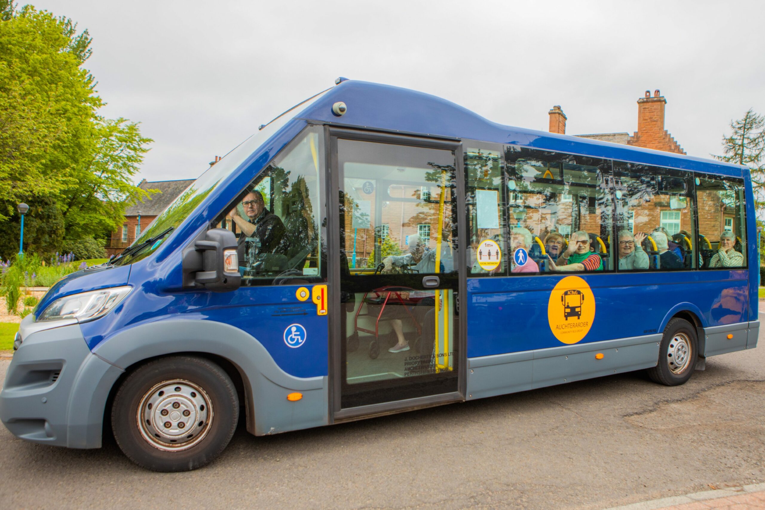 The bus is used by around 50 passengers a week.