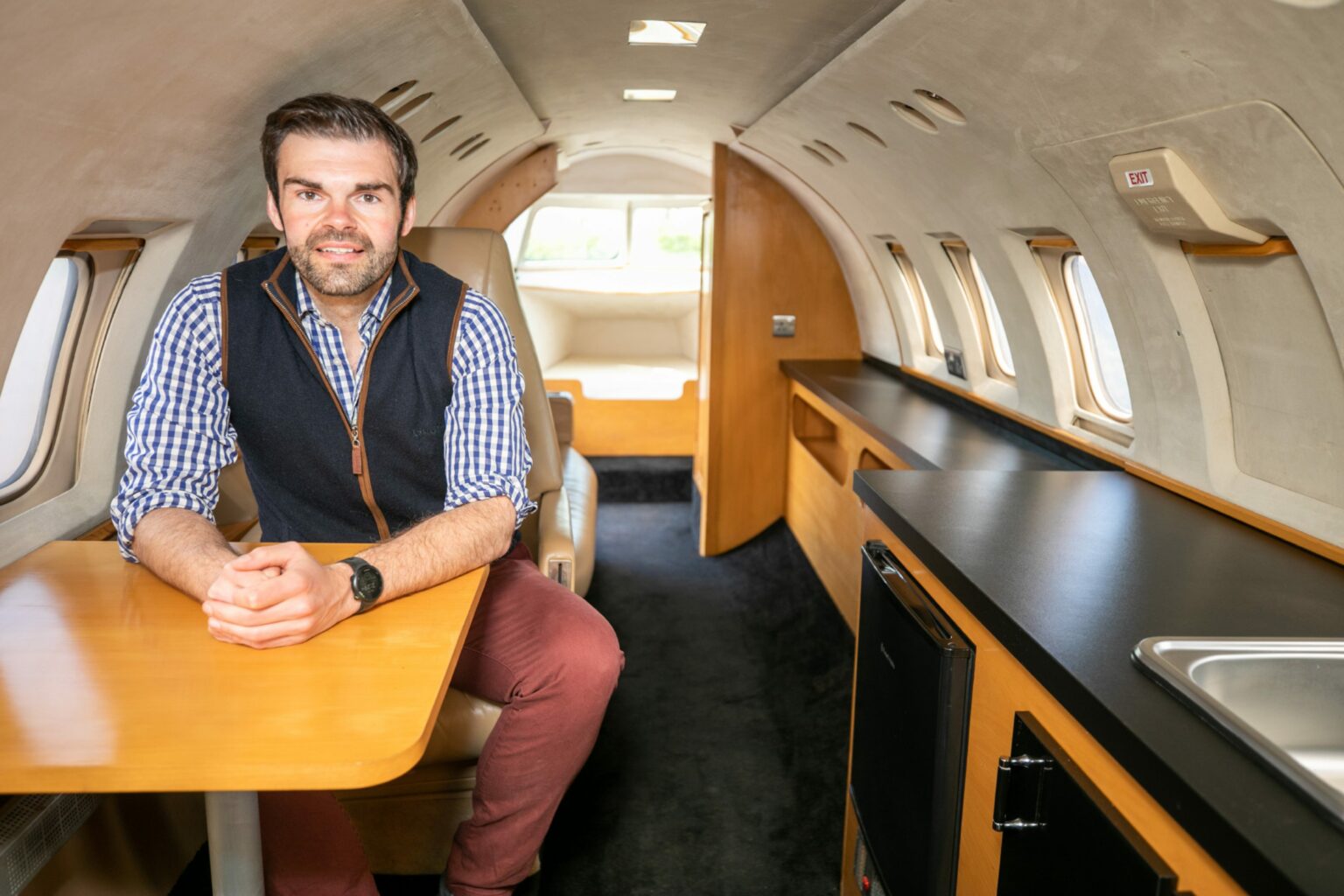 Angus farmer's converted jet hideaway will be height of luxury