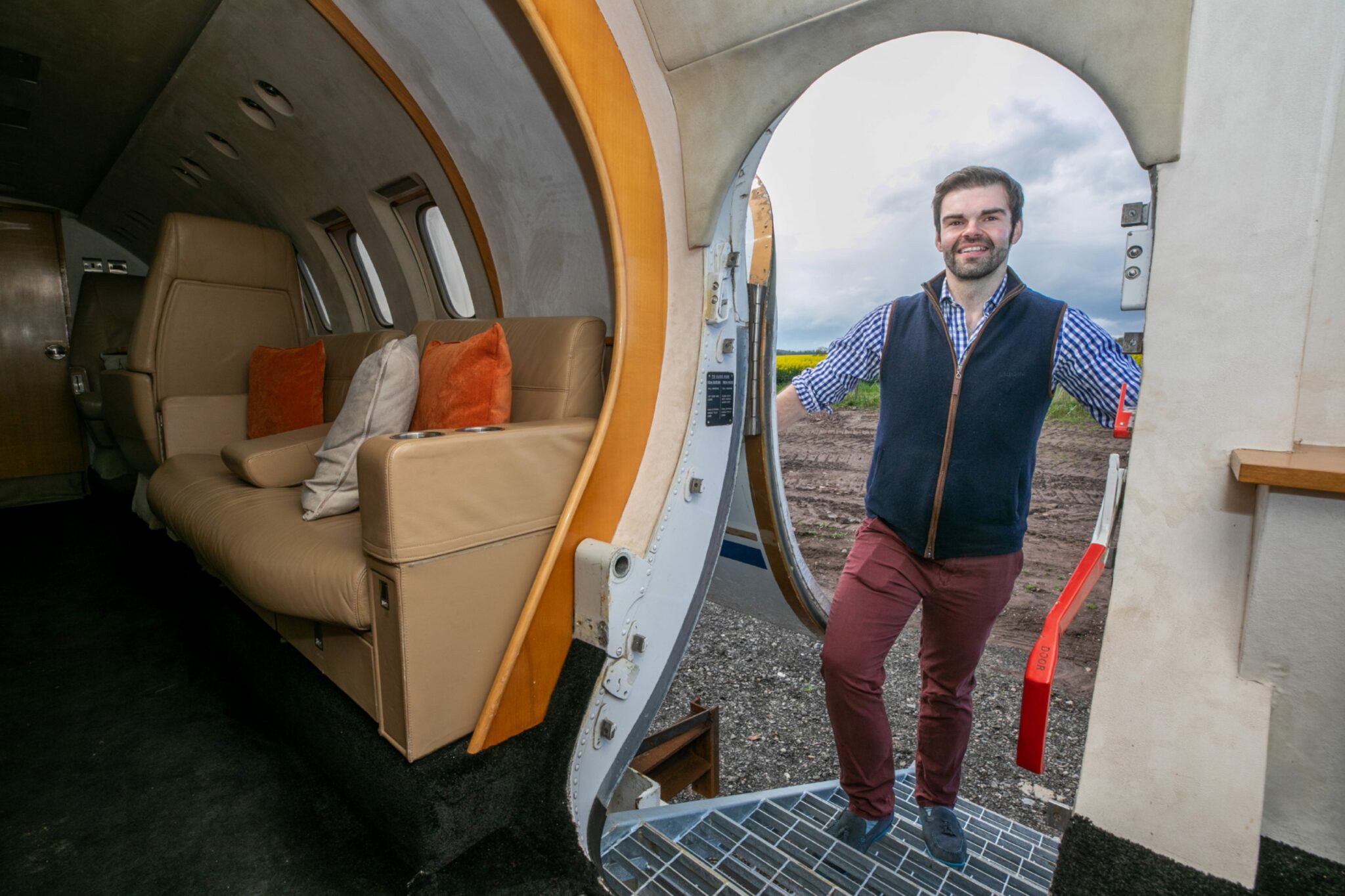 Angus farmer's converted jet hideaway will be height of luxury