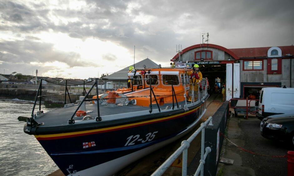 Arbriath Mersey-class lifeboat.