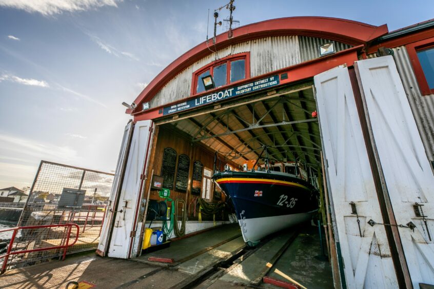 Arbroath lifeboat station.