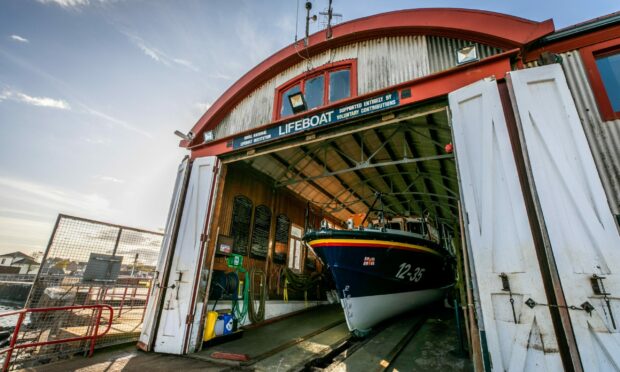 Arbroath lifeboat station and the town's all-weather Mersey-class Inchcape are due for replacement.