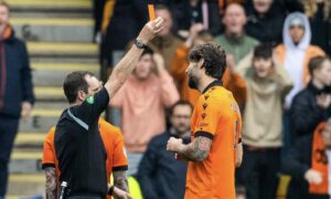 Charlie Mulgrew red card verdict delivered by ex-SPFL ref as Dundee United doubters are told where their grievance really lies