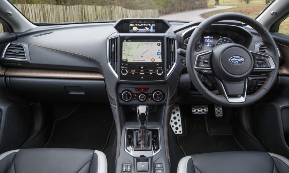 The Subaru XV has a smart interior. Image: Subaru.