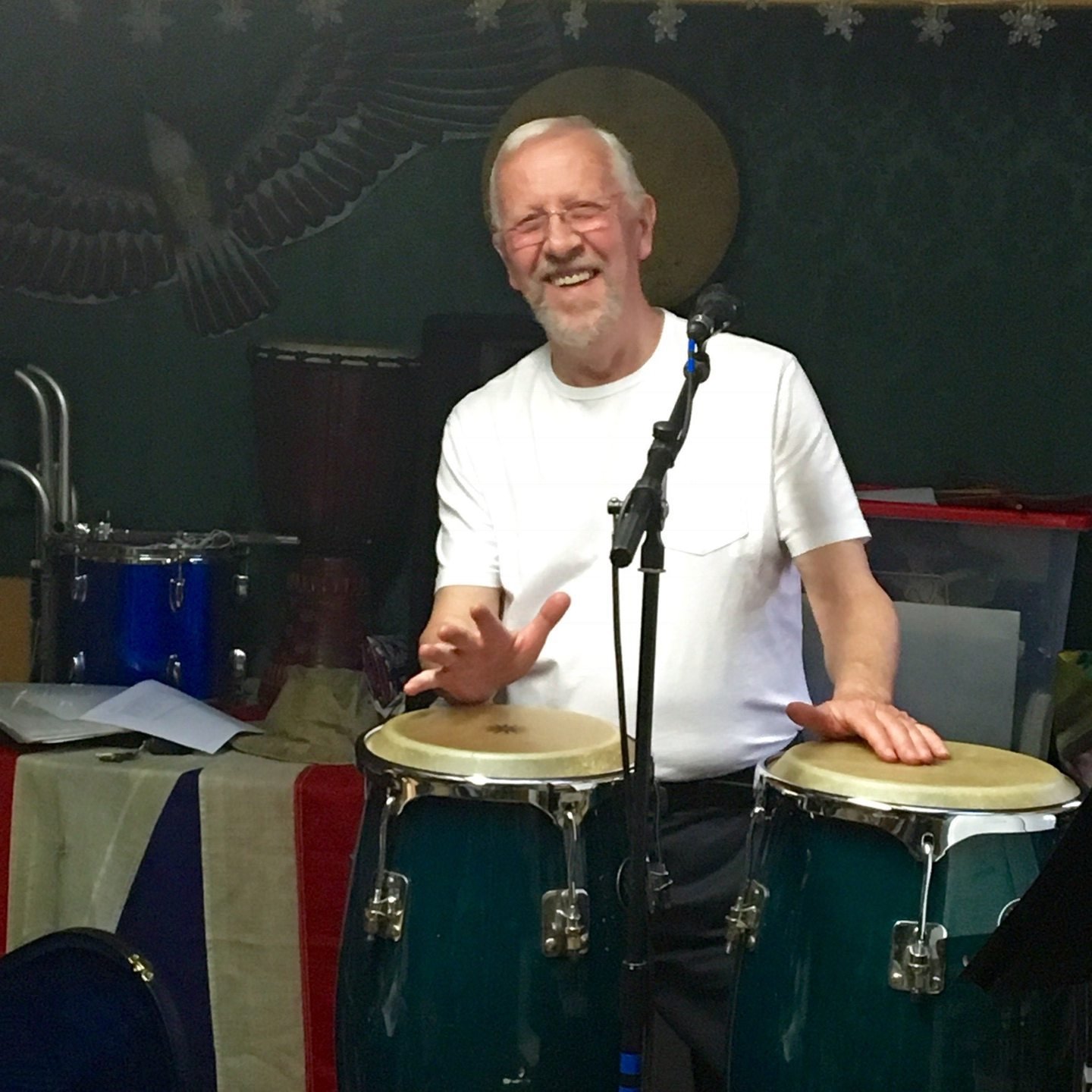 In his younger days Taff Jeffery played washboard in a skiffle band.