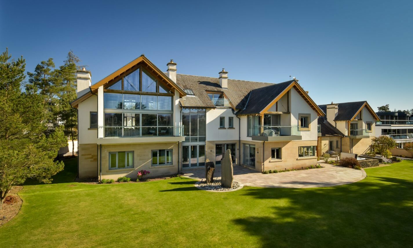 Luxury £3.75m Tantallon Lodge overlooks Gleneagles golf course