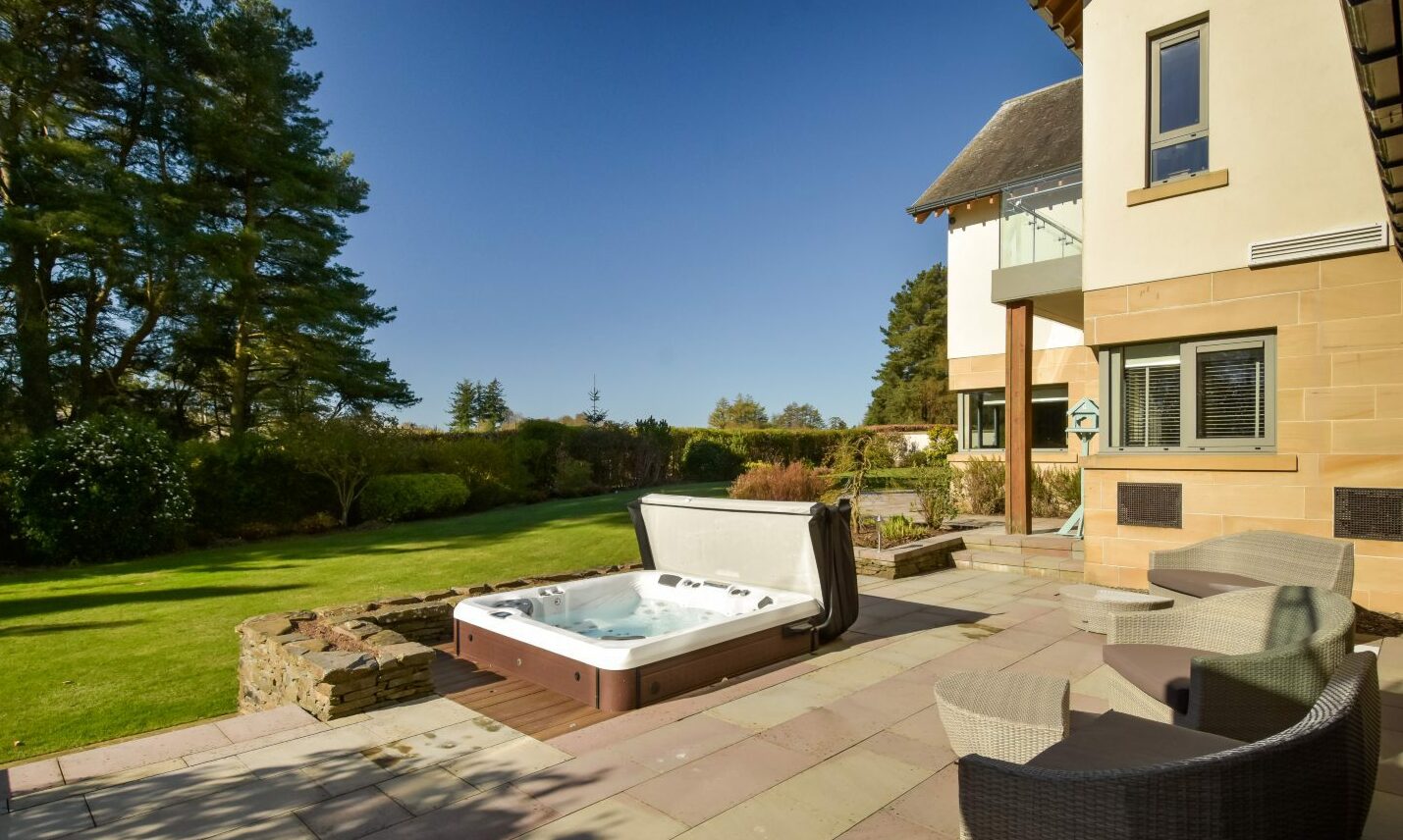 Luxury £3.75m Tantallon Lodge overlooks Gleneagles golf course