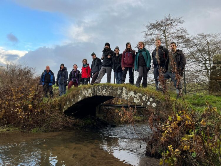 Members of Tayside Young Walkers. Image: Tayside Young Walkers.