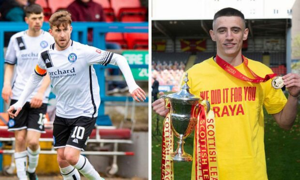 Craig Slater believes Charlie Reilly will win the PFA Scotland Player of the Year for League Two. Image: SNS