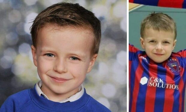 Jack was a pupil at Sidlaw View Primary School. Image: Dundee West FC/Facebook