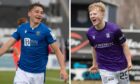 St Johnstone's Adam Montgomery is up against Dundee midfielder Lyall Cameron for the SFWA Young Player of the Year award.