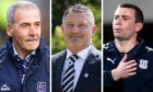 Dundee legends Jocky Scott (left) and Barry Smith (right) give their thoughts on the appointment of new Dens gaffer Tony Docherty. Images: SNS