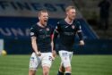 Scott Brown with Raith Rovers teammate Ross Millen. Image: SNS.