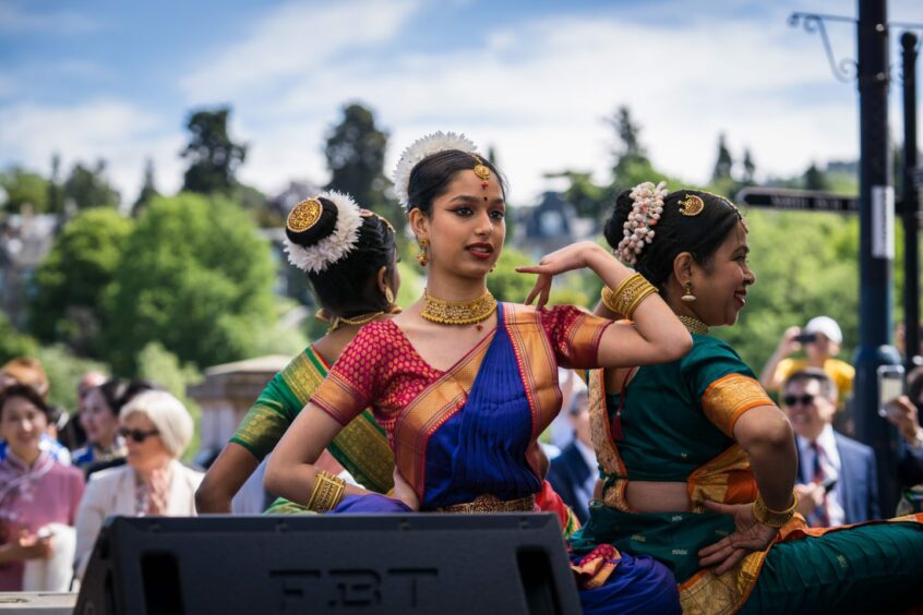 Dancers at Perth Mela Festival 2022. Perth Mela Festival is one of the top Perth activities.