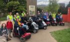 Forth and Tay Disabled Ramblers have finished their  Great Glen Way trek. Image: Donald Jenks