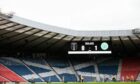 There were rows and rows of empty seats at Hampden for this Scottish Cup semi-final.
