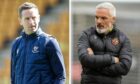 Steven MacLean and Jim Goodwin will hope to avoid the Premiership play-offs.