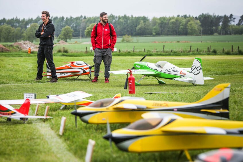 Angus Model flying club experience day