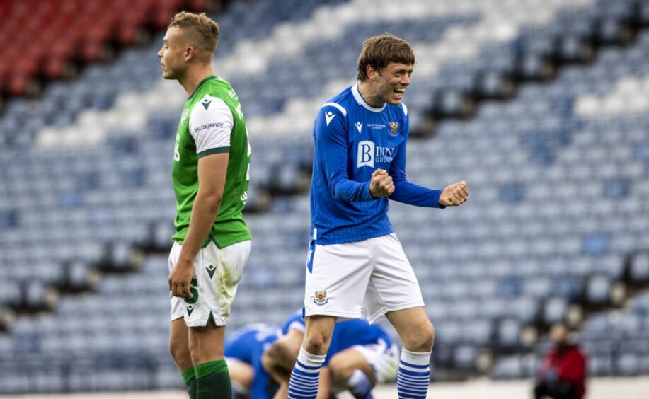 There was to be a fairy tale ending, though. With Saints protecting a one-goal lead in the Scottish Cup final against Hibs, Callum Davidson sent on his trusted midfield enforcer to help secure a famous cup double. 