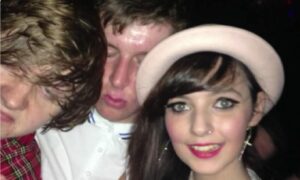 Nicole Borthwick with Lewis Capaldi and his friend at The View in 2013. Image: Nicole Borthwick.