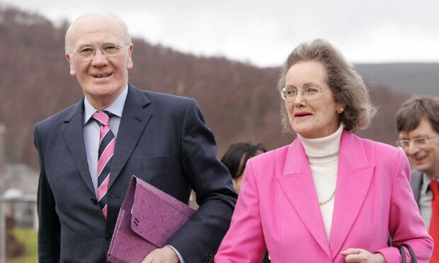 Lady Elspeth Campbell with husband Sir Menzies Campbell in 2007.