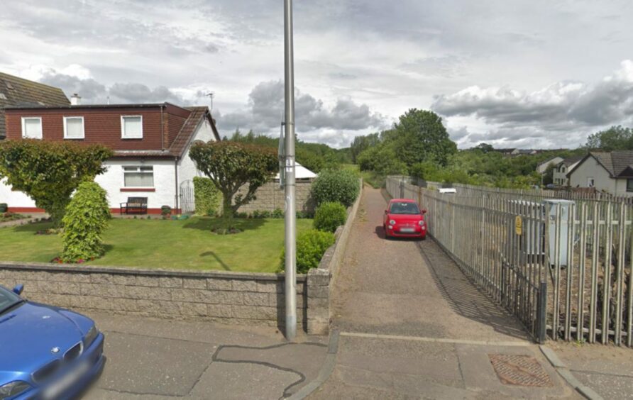 Ferry Road path row in Monifieth.