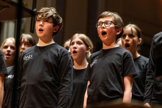 The RSNO youth choir lend their voices to The Magical Music of Harry Potter. Image: RSNO.