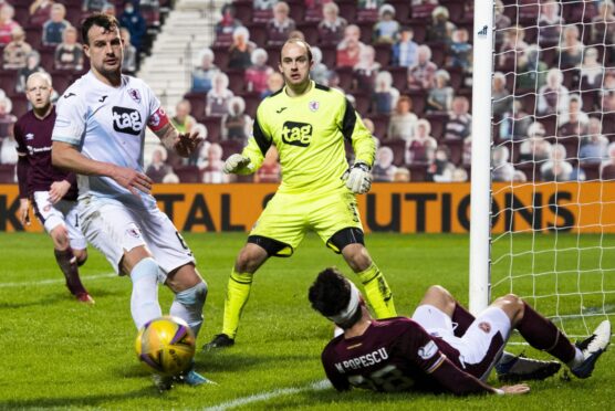 Jamie MacDonald picked out the victory at Tynecastle as a highlight. Image: SNS.