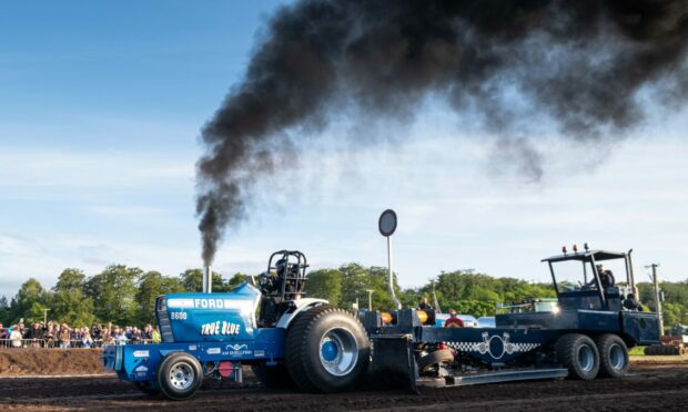 Pedal to the metal at the Angus Show. Image: Paul Reid