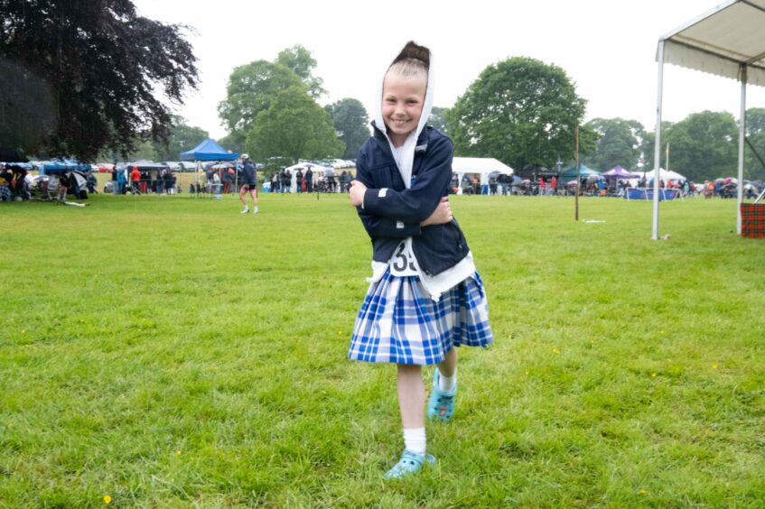 Races at Strathmore Highland Games at Glamis Castle.