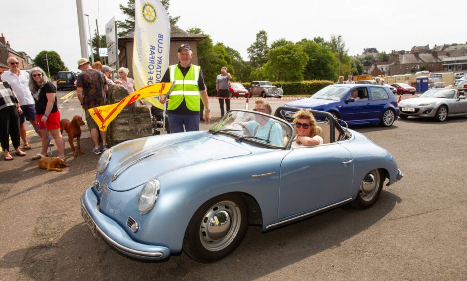 Forfar Rotary Club Strathmore Classic Car Tour.