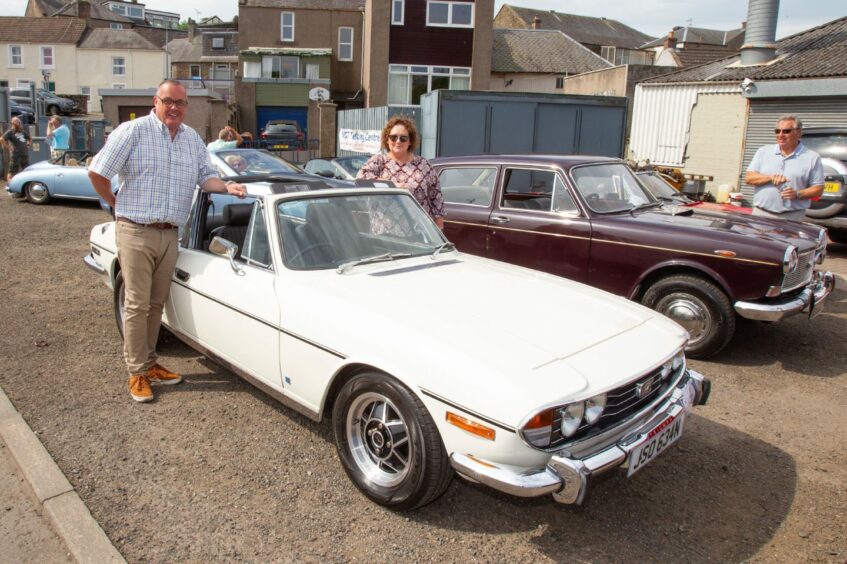 Strathmore Classic Car Tour organised by Forfar Rotary Club.