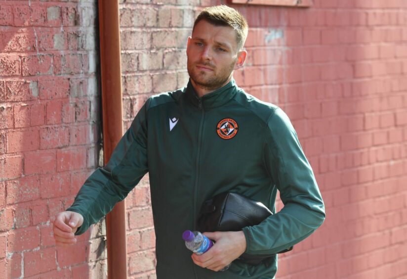 Former Dundee United captain Ryan Edwards pictured outside Tannadice.