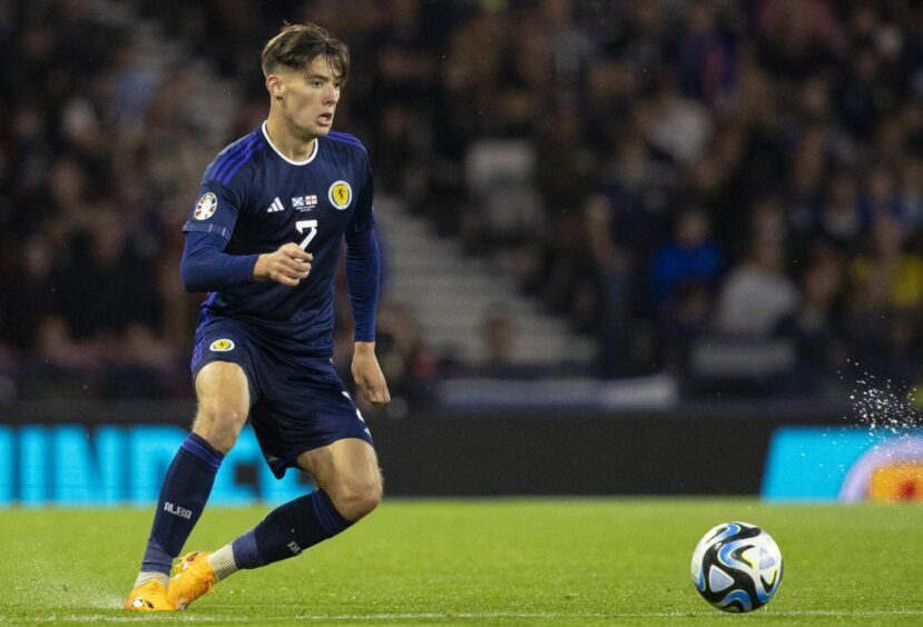 Craig Levein handed Aaron Hickey (pictured) his debut at Hearts