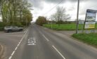 A933 Forfar Rd near to Collison Angus. Image: Google Street View