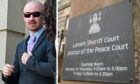 Adam Wilson was ordered to stay away from his partners when he appeared at Lanark Sheriff Court.